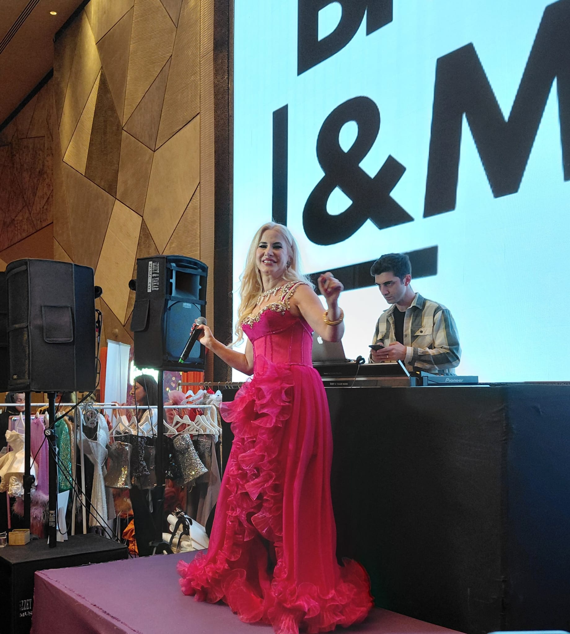 Banu Zorlu's Signature Ruffle Gown by Zuhre Ogretmen Henry