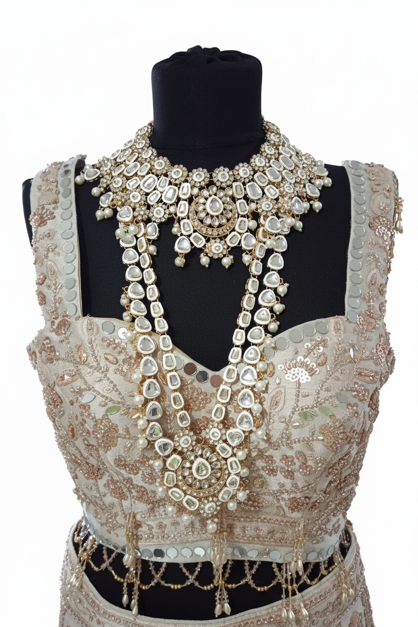 Polki Elmas Kolye – Stüdyo Detay