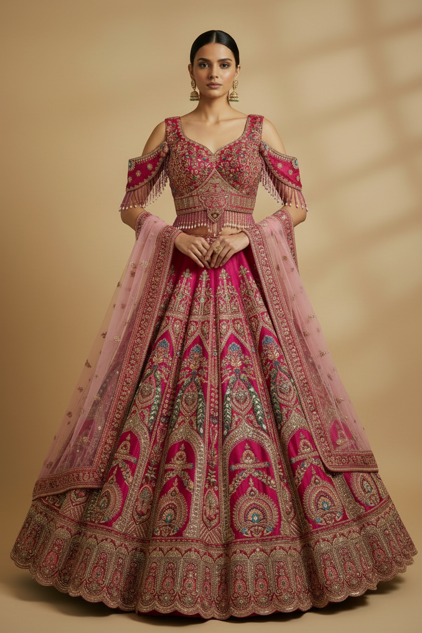 Tam Lehenga Seti Stüdyo